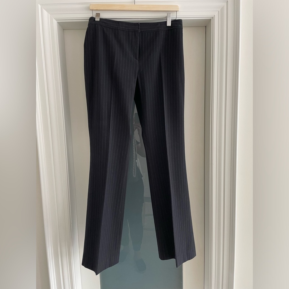 Pinstripe Dresspants, black
